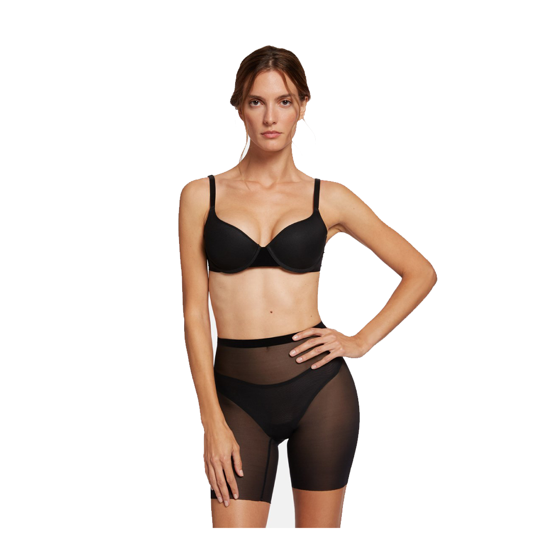 Noir Body en tulle Forming Strong, Wolford
