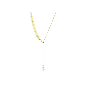 Polo Exchange White Pearl Gold Plated Necklace