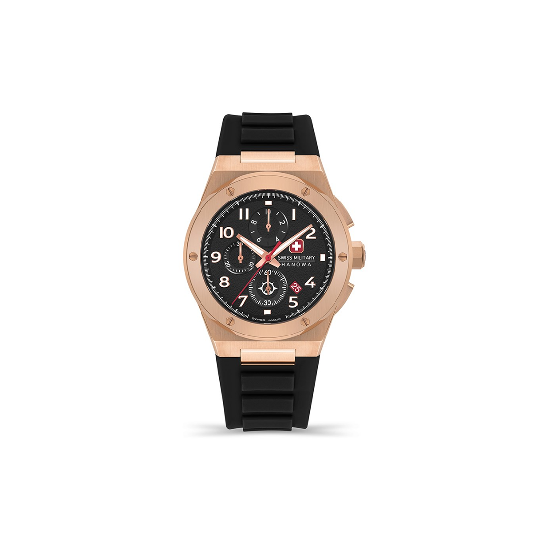 Swiss military hanowa rose gold sale