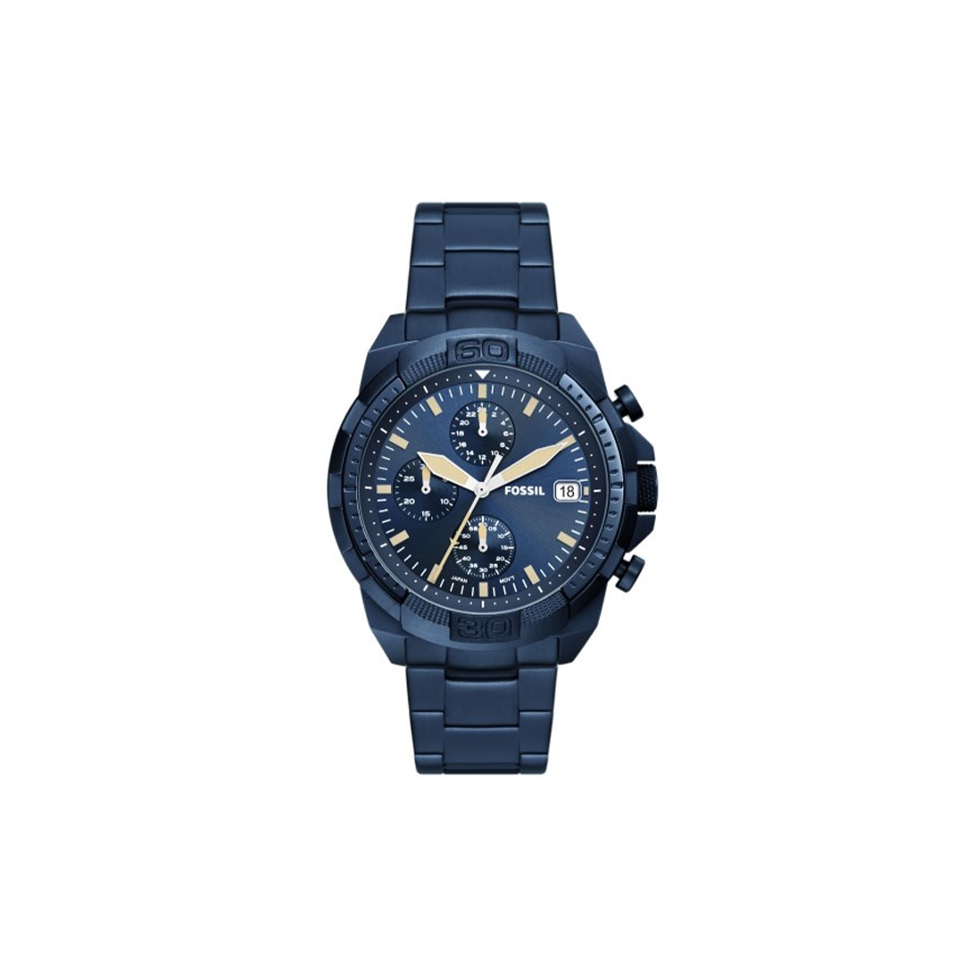 Fattal Beauty Buy Fossil Bronson Chronograph Navy Stainless