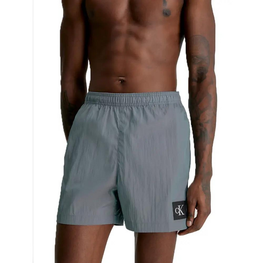 Calvin Klein Men Swim Drawstring  Grey & Blue