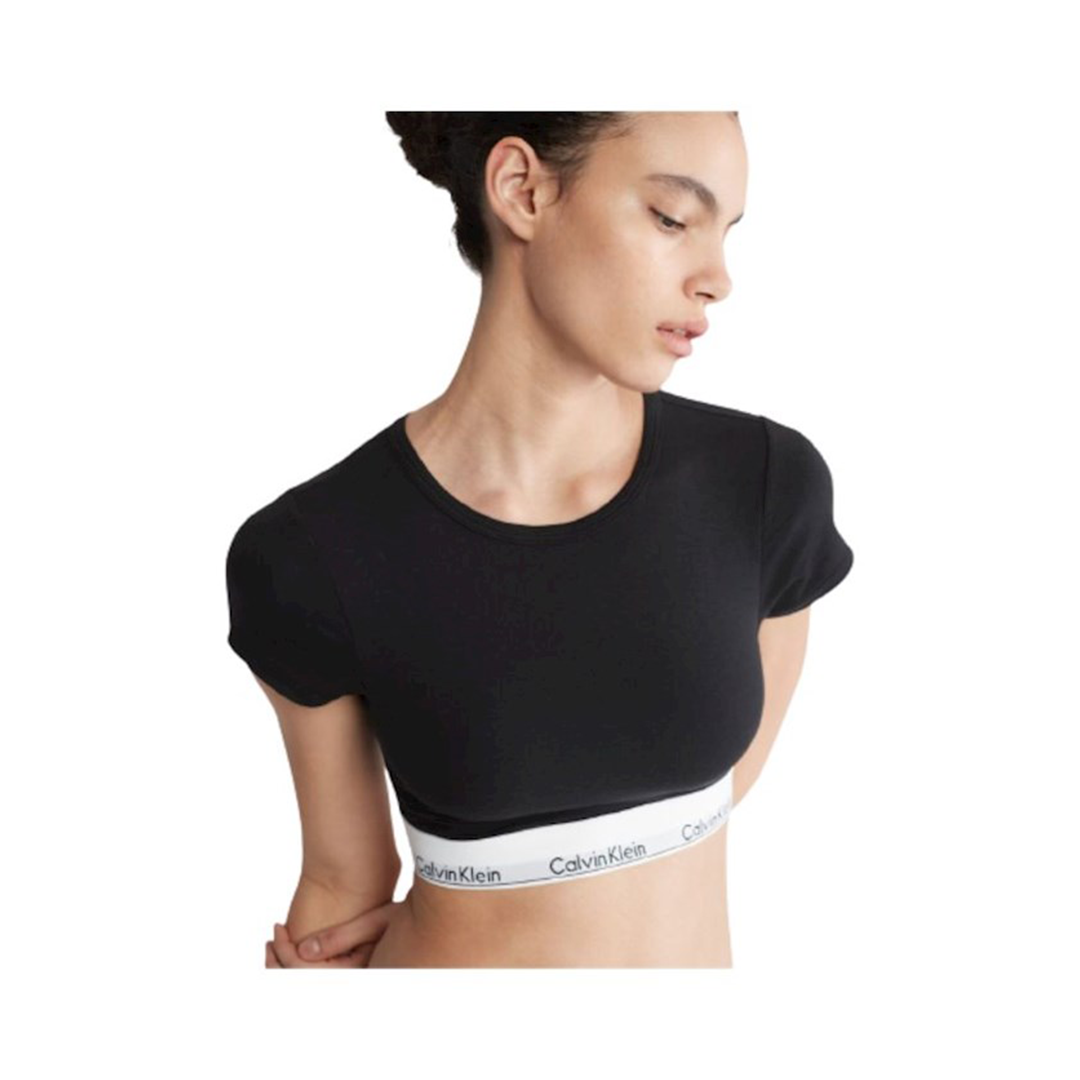 Modern Cotton Line Extensions T-Shirt Bralette by Calvin Klein