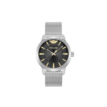 Police Raho 3 Hands-Date Mesh Strap Watch PEWJG0005002