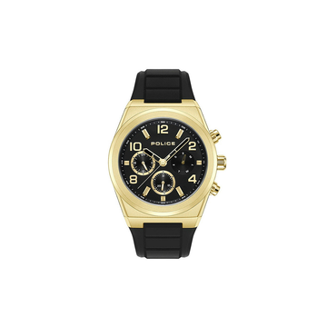 Police Salkantay Gold Rubber Watch PEWJQ2226702
