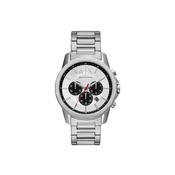 Armani Exchange Silver Stainless Steel Watch, AX1742