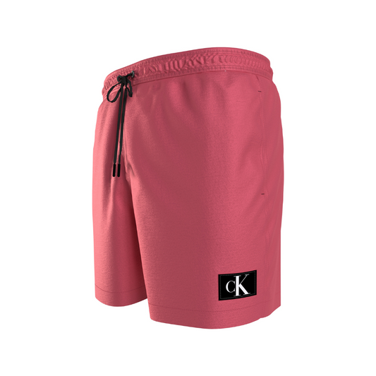 Calvin Klein Drawstring Swim Shorts , Dynamic. Bold, Youthful Light Bordeau