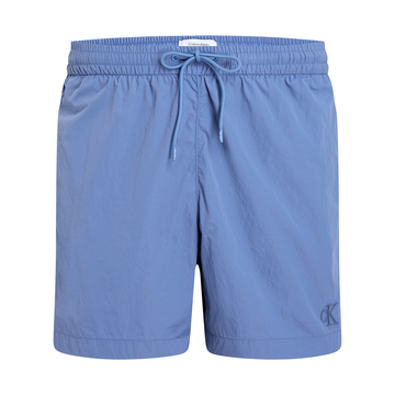 Calvin Klein Medium Drawstring Swim Shorts CK Soft Nylon Blue