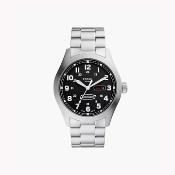 Fossil Defender Solar-Powered Stainless Steel Watch