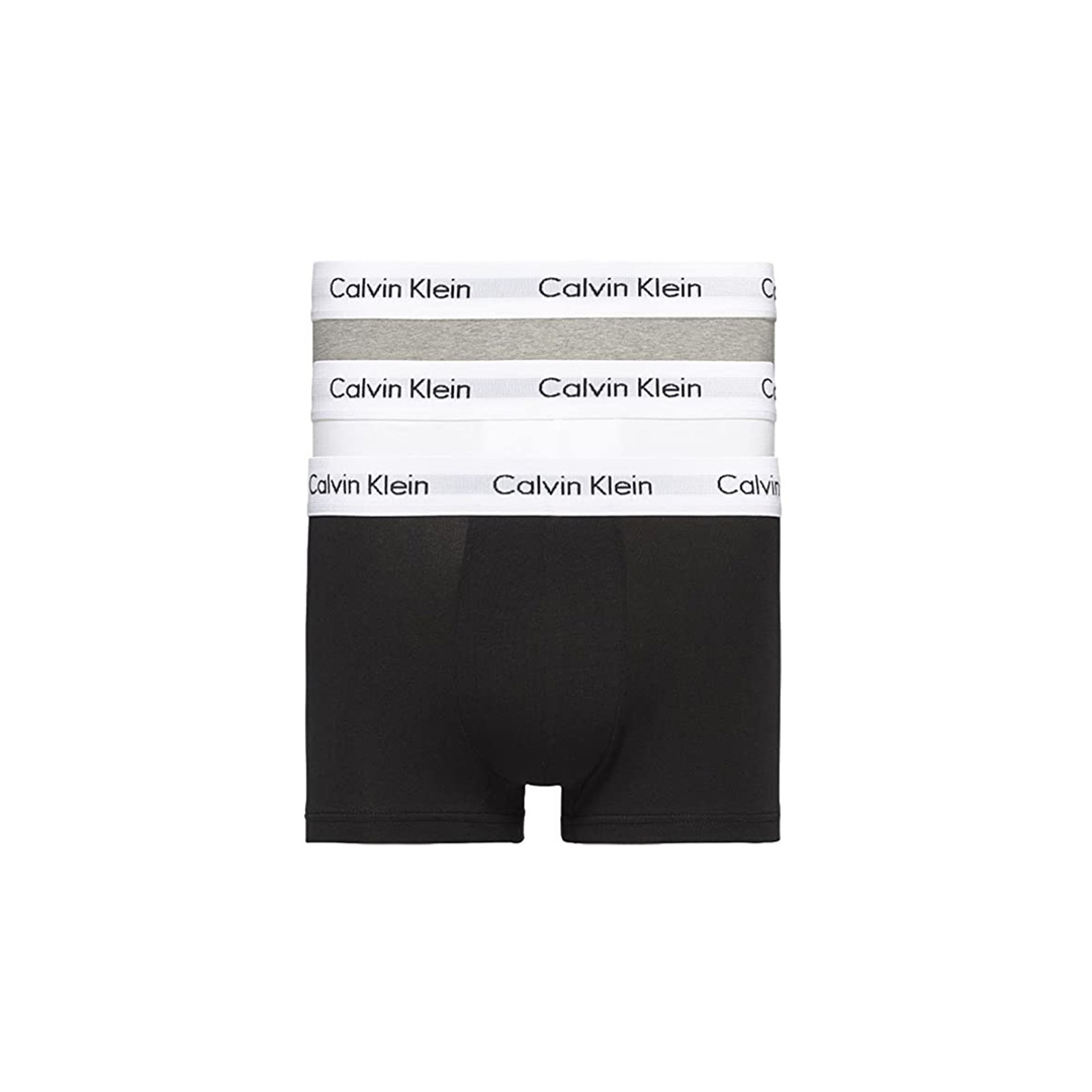 Calvin Klein 3 Pack Low Rise Modern Cotton Stretch Trunks