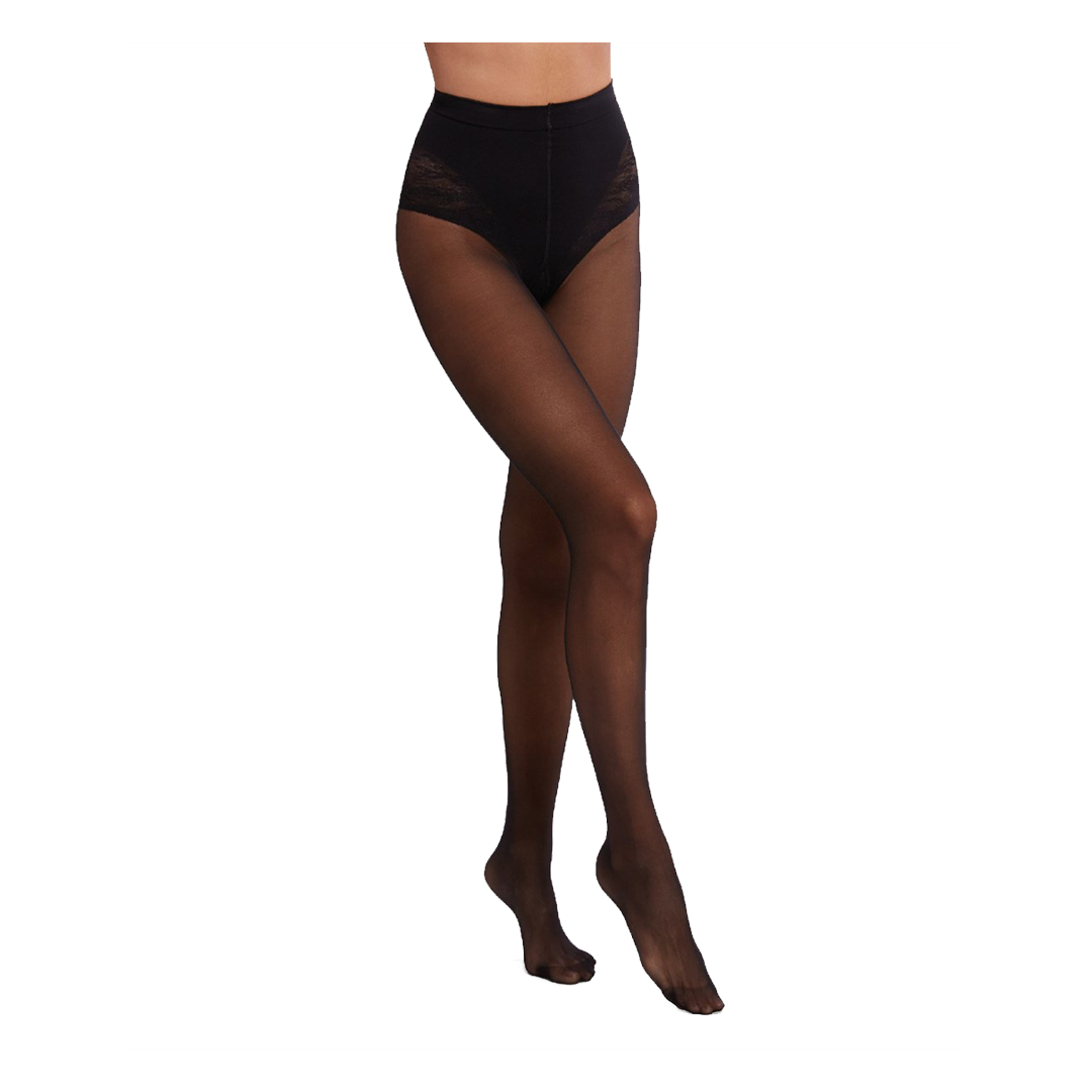 Wolford Tummy 20 Control Top Black Tights