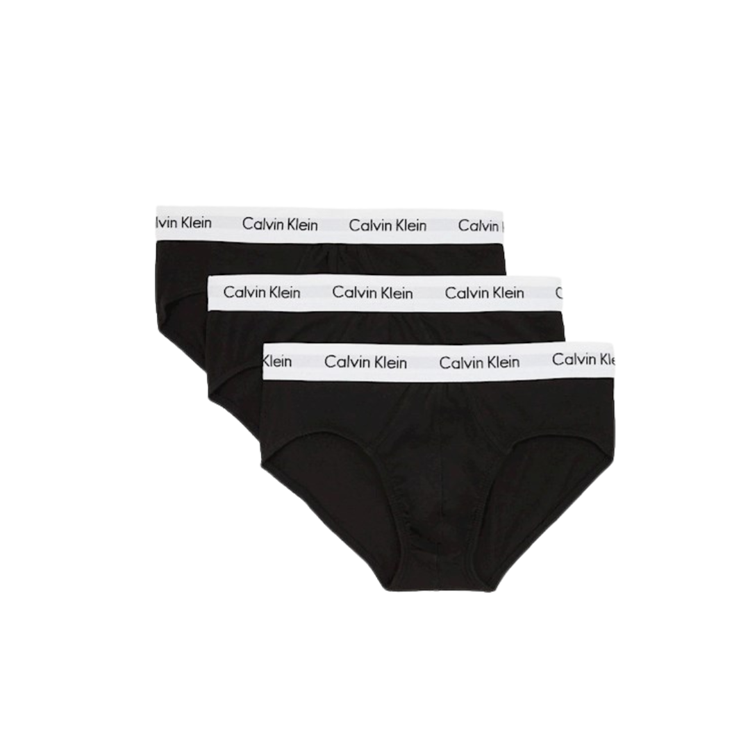 Calvin Klein pack of 3 Cotton Black Briefs