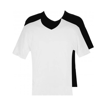 Dim 2 Pack 2 Colors V-Neck Short Sleeve Men's T-Shirt