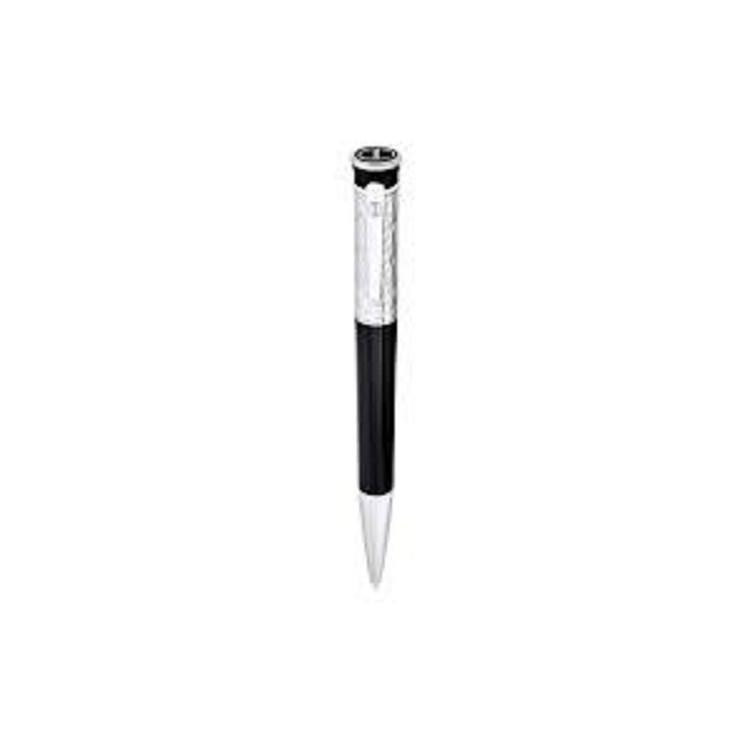 Davidoff Zino Rollerball Chrome-Black Plated Pen