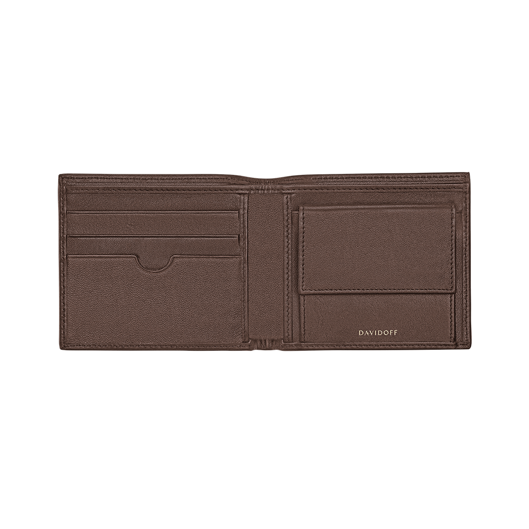 Davidoff Essentials Collection 8CC Brown Wallet