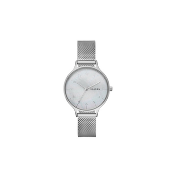 Skagen Stainless Steel Analog Mother of Pearl Dial Round Watch For Women