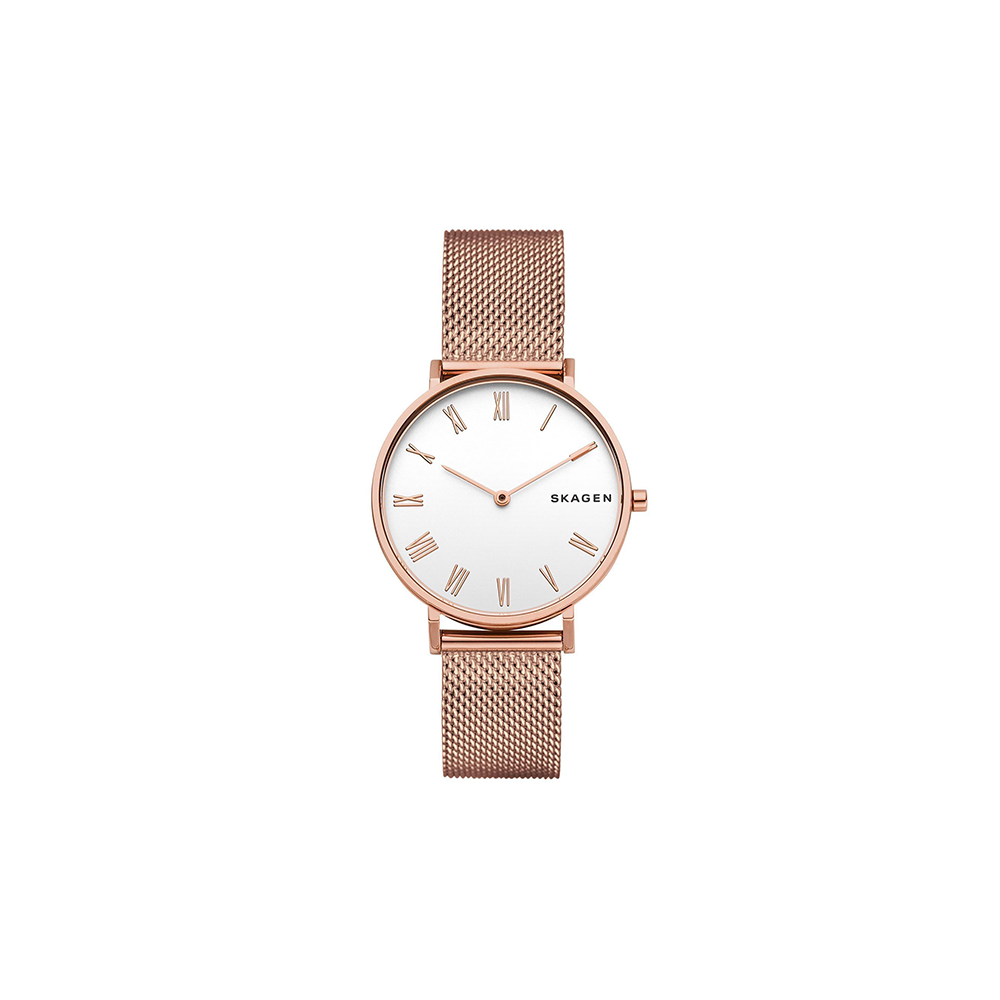 Skagen Stainless Steel Hald Analog Round Watch For Women