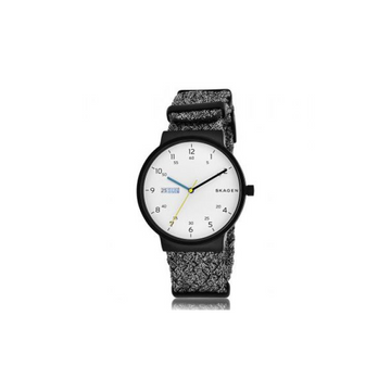 Skagen Nylon Analogue Quartz Round Watch For Men