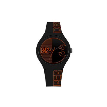 Superdry Urban Xl Fusion Black/Orange Watch