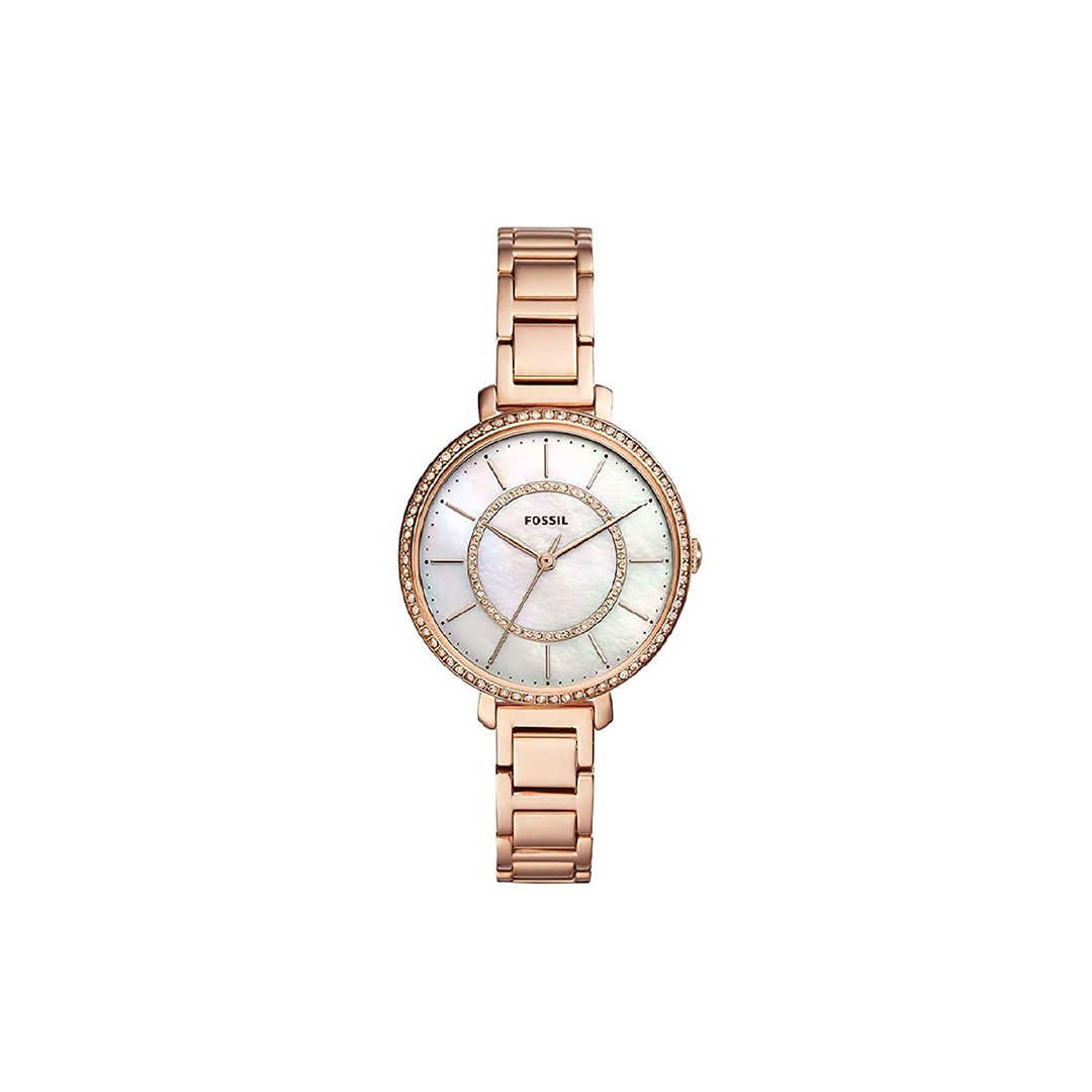 Fossil Jocelyn Three-Hand Rose-Gold-Tone Stainless Steel Watch