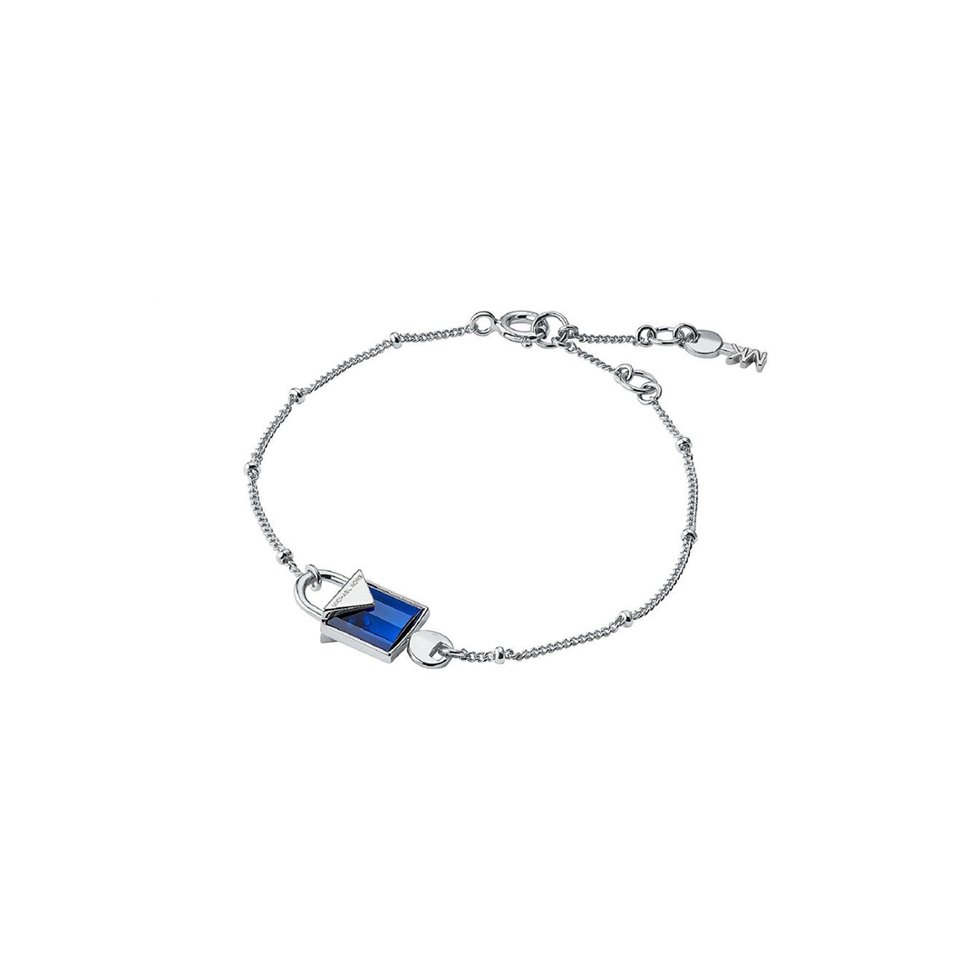 Michael Kors Silver Blue Color Bracelet