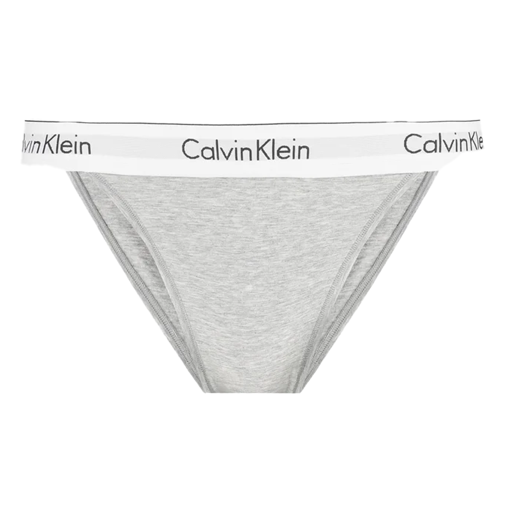 Calvin Klein Icon Cotton Modal High Leg Tanga Grey