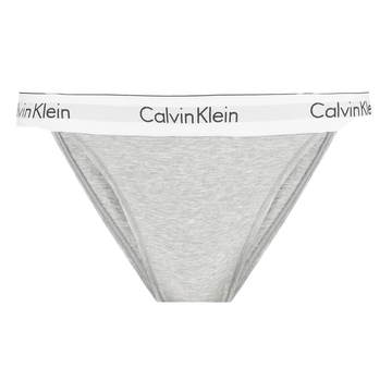 Calvin Klein Icon Cotton Modal High Leg Tanga Grey