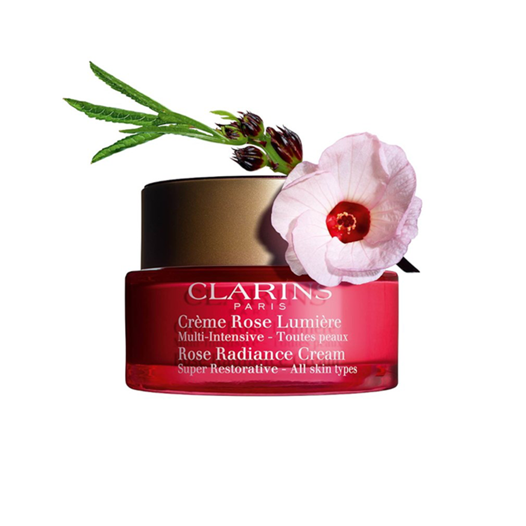 Clarins Super Restorative Rose Radiance Cream - All Skin Types