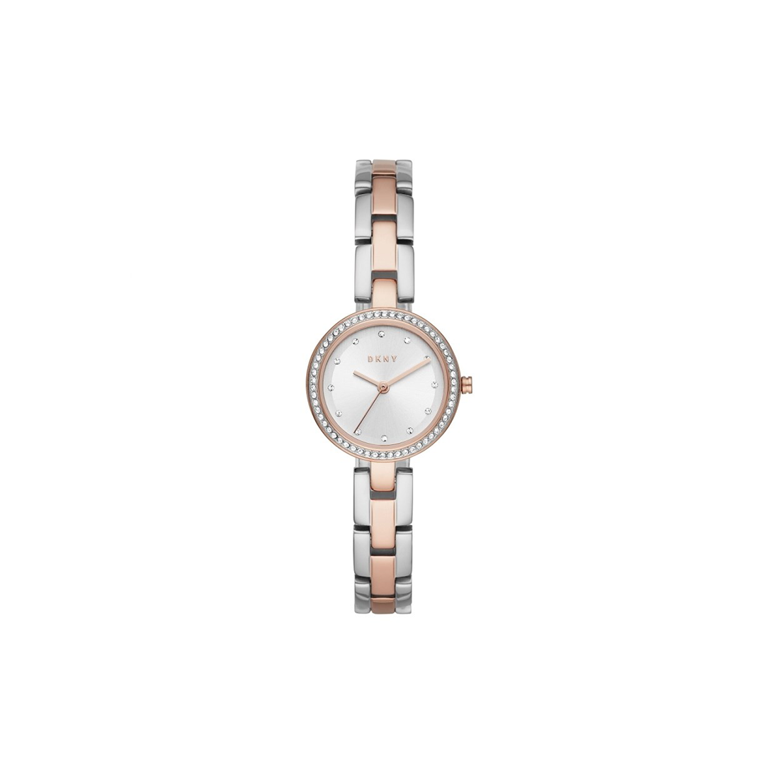 DKNY City Link Stainless Steel 2 Tone Gold/Silver Watch
