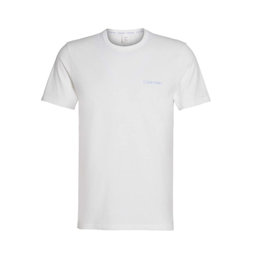 Calvin Klein Comfort Cotton Logo Crew Neck White T-Shirt