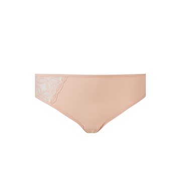 Dim Generous Mod Embroidered Skin Pink Brief