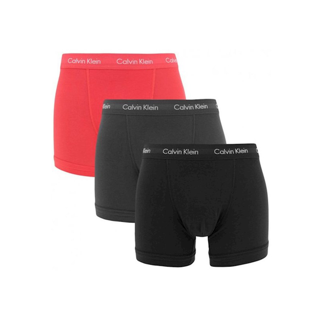Fattal Beauty – Buy Calvin Klein Modern Cotton Stretch 3 Pack Black/Red  Trunks in Lebanon