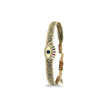 Polo Exchange Friendship Eye Fabric Bracelet