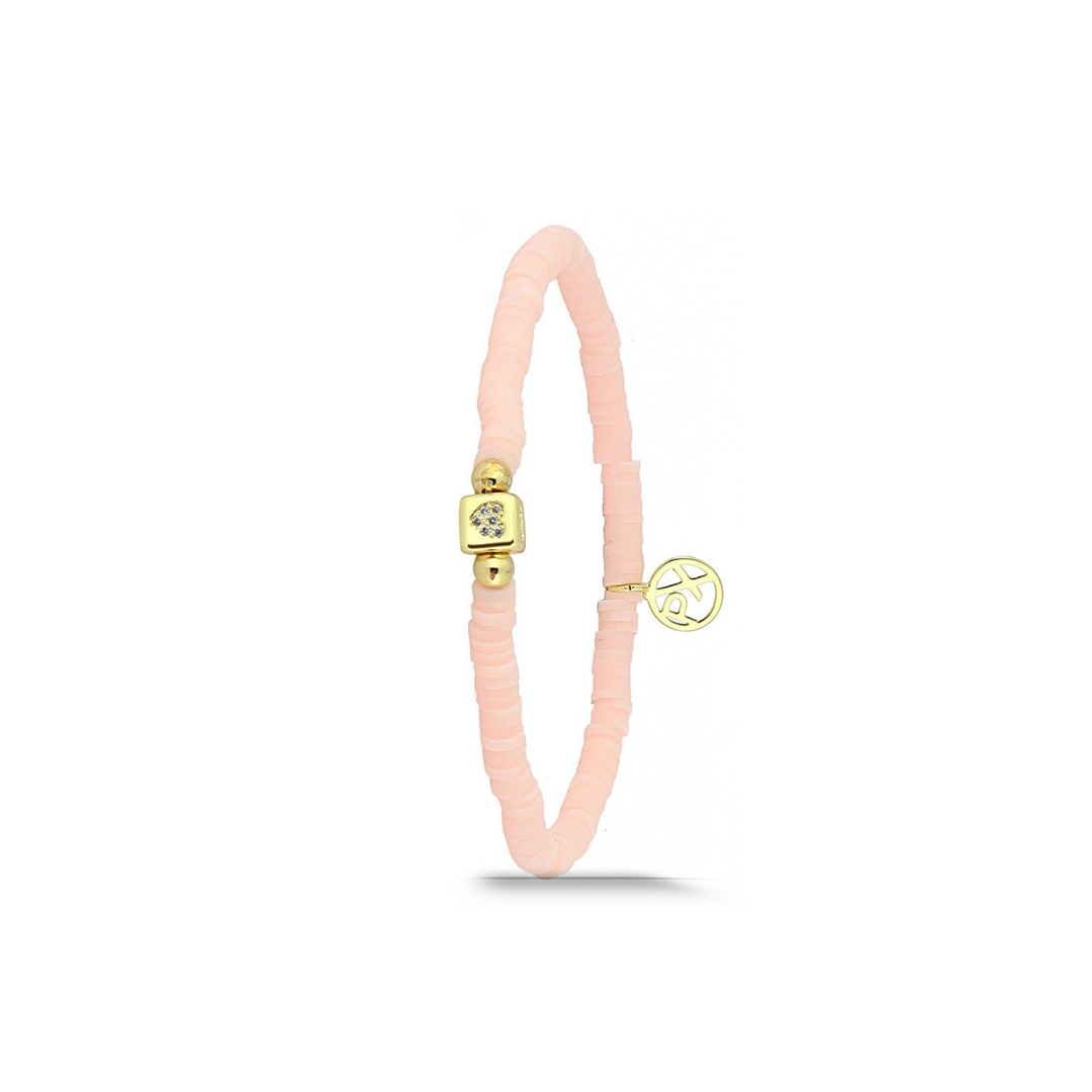 Polo Exchange Light Pink Drops Bracelet