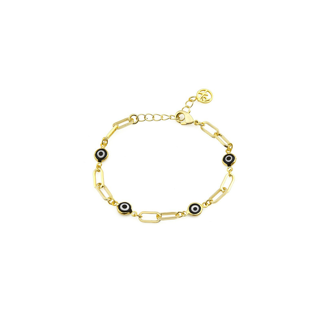 Polo Exchange Charm Gold Plated Bracelet