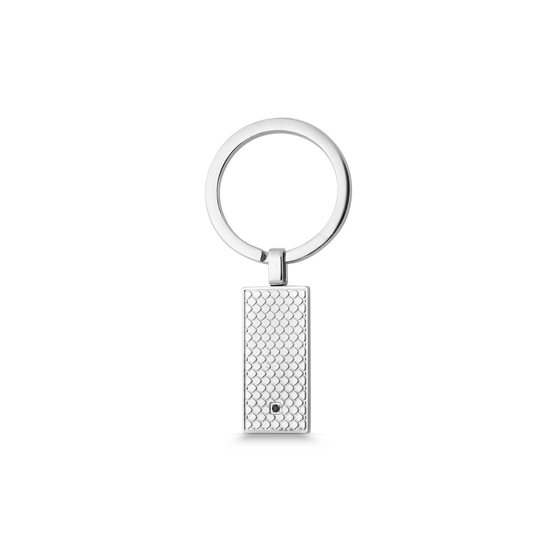 Polo Exchange Silver Stainless Keyring