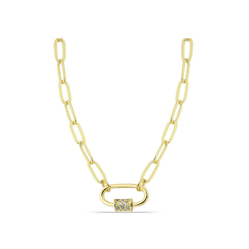 Polo Exchange Gold Tone Chain Necklace - BRS51-J441201N-1