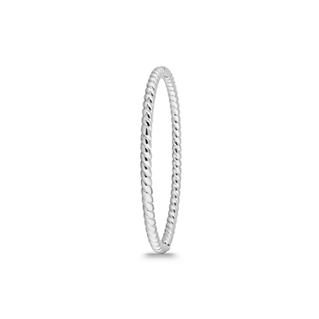 Polo Exchange Silver Tone Stainless Bangle