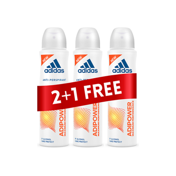 Adidas Adipower Women Deodorant 2+1 FREE