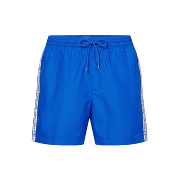 Calvin Klein Medium Drawstring Logo Blue Swim Shorts