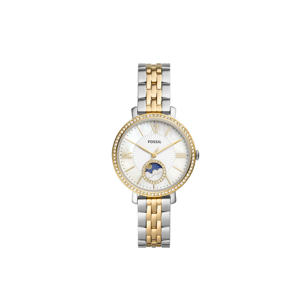Fossil Jacqueline Sun Moon Multifunction Two-Tone Stainless Steel Watch