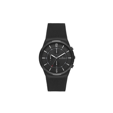 Skagen Melbye Chronograph Midnight Stainless Steel Mesh Watch