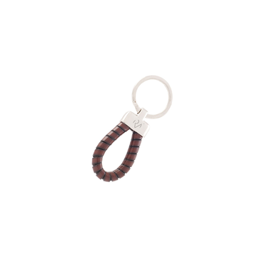 Roberto Mantellassi Brown Leather Keyring