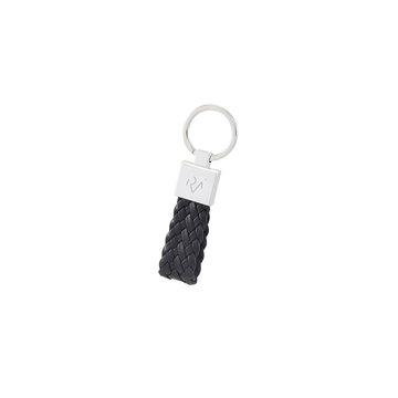 Roberto Mantellassi Wrapped Black Leather Keyring - RM3159