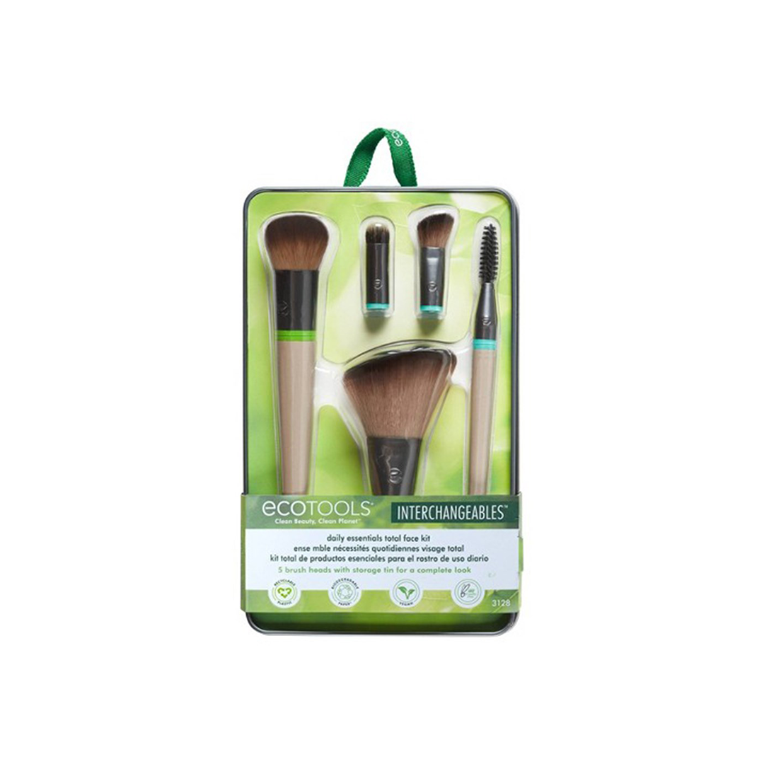 EcoTools Interchangeables Daily Essentials Total Face Makeup Brush Kit