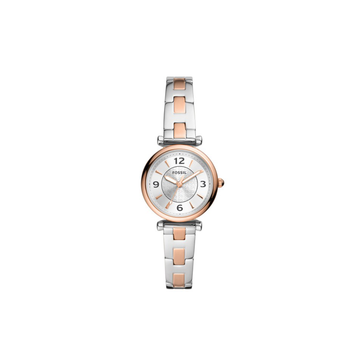 Fossil Carlie Three-Hand Two-Tone Stainless Steel Watc