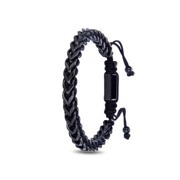 Polo Exchange Black Stainless Bracelet