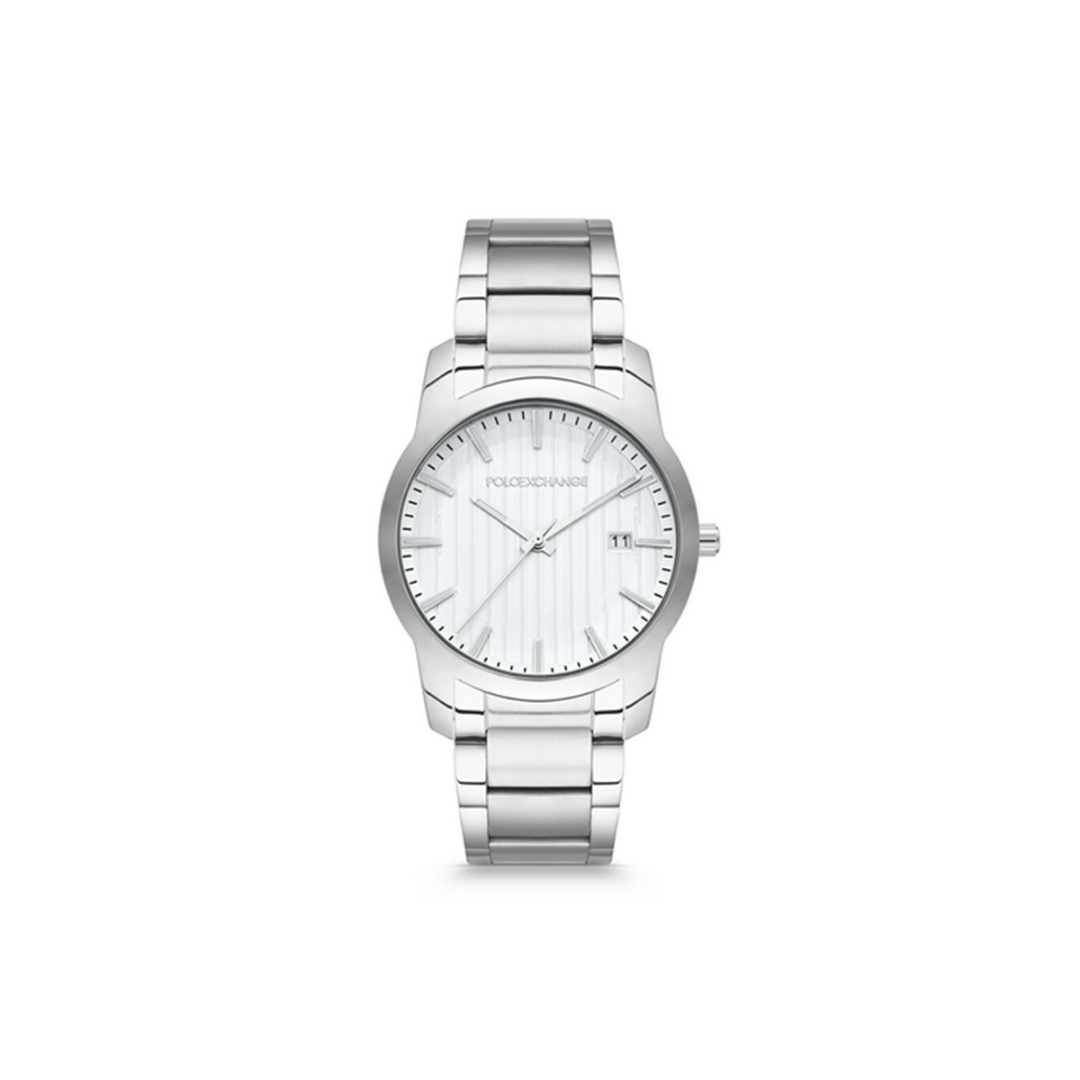 Polo Exchange Stainless Steel Silver Tone Watch - PX910-02
