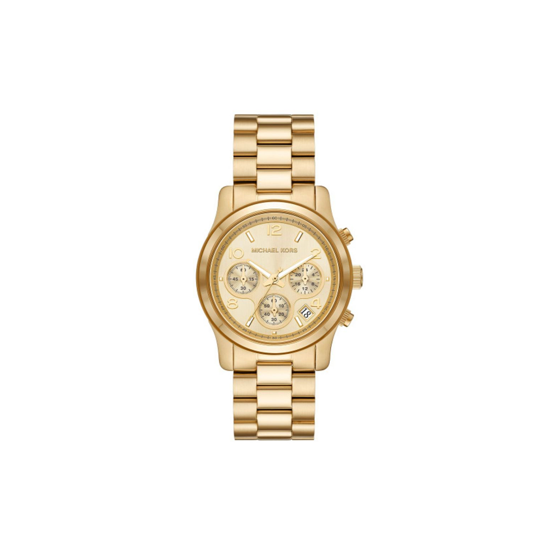Fattal Beauty – Buy Michael Kors Runway Chronograph Gold-Tone Watch in ...