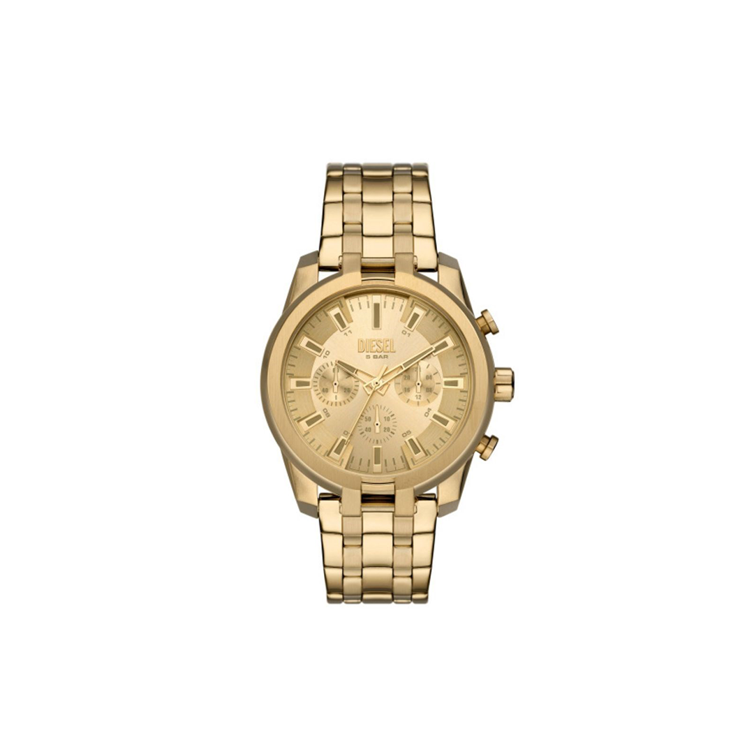 Diesel Split Chronograph Gold-Tone Stainless Steel Watch