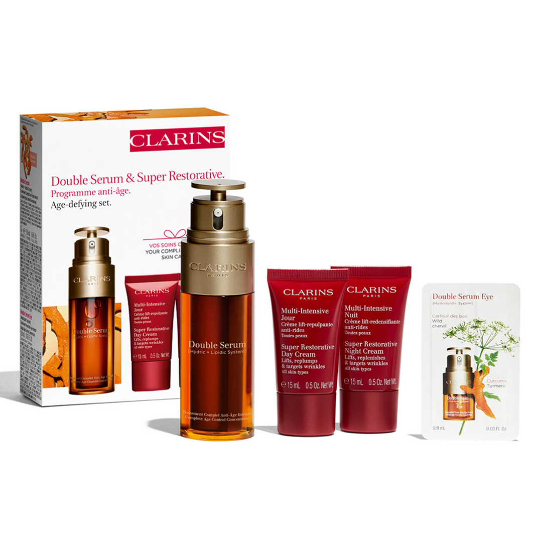 Clarins Double Serum and Super Restorative Collection